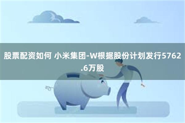 股票配资如何 小米集团-W根据股份计划发行5762.6万股